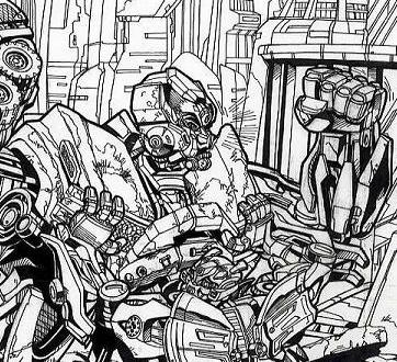Transformers: The Movie Issue #18 p1 Bumblebee Arcee Splash(INKS