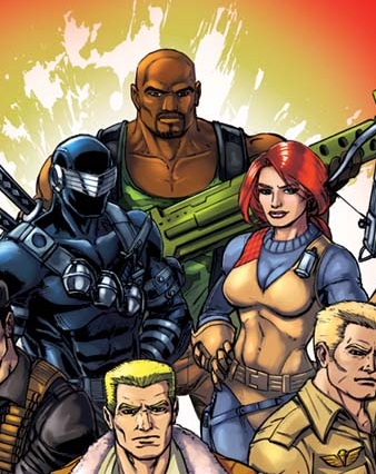 GI Joe. Scarlet, Snake Eyes, Duke. Print