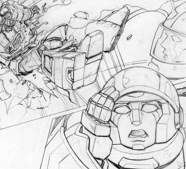 The Coming Storm Page 31 Autobos vs Bruticus