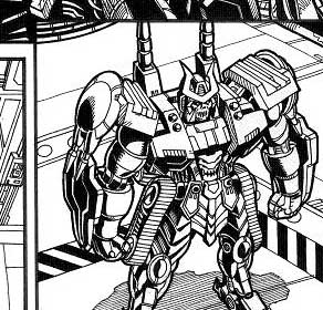 Transformers Spotlight: Doubledealer pg22 Jetfire Bludgeon (INKS