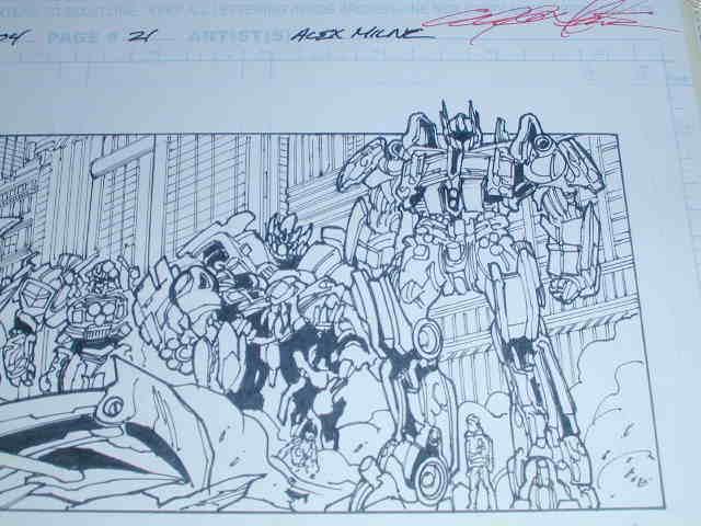 Original art page on ebay | TFW2005 - The 2005 Boards