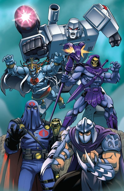  Megatron, Shredder, Cobra Commander, Skeletor, and Mumm-Ra