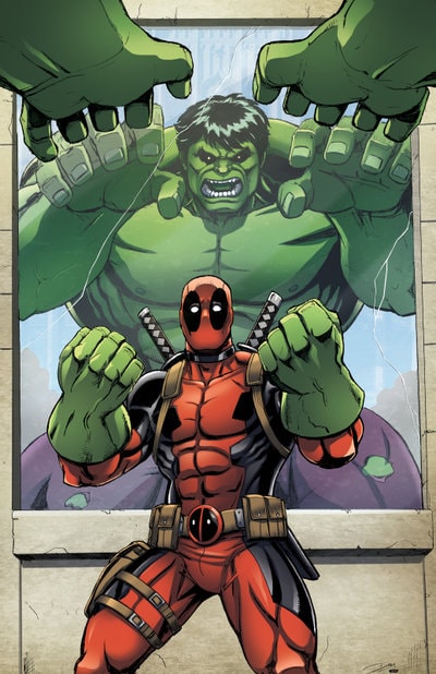  Deadpool VS The Hulk 