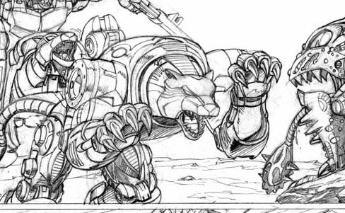 Primeval Dawn Issue #2 p7 Airazor Beast Wars