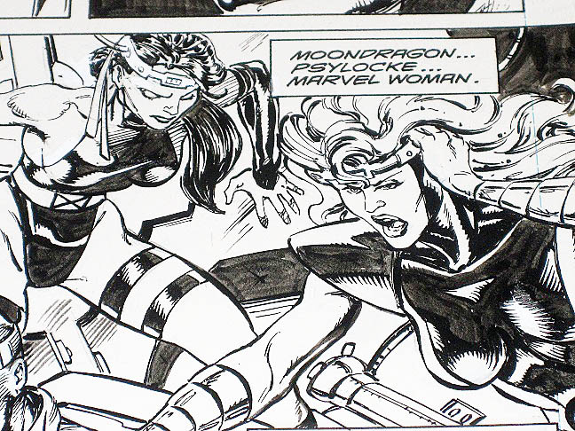 Doctor Strange Page#13 MoonDragon,Psylocke,Marvel Girl,Professor