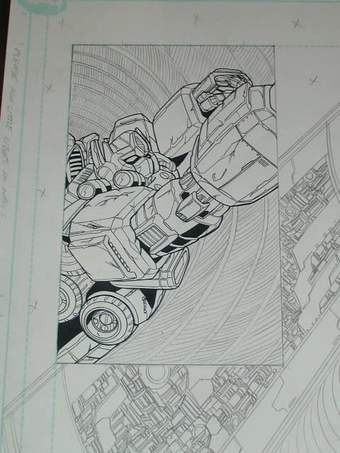 TRANSFORMERS ENERGON #32 Story Page #8 Prime Unicron